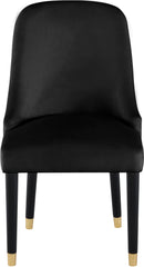 Omni Black Velvet Dining Chair - Town Of Bargains Furniture - NY