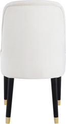 Omni Cream Velvet Dining Chair - Town Of Bargains Furniture - NY