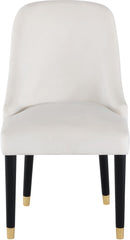 Omni Cream Velvet Dining Chair - Town Of Bargains Furniture - NY