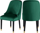 Omni Green Velvet Dining Chair - Town Of Bargains Furniture - NY