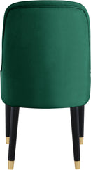 Omni Green Velvet Dining Chair - Town Of Bargains Furniture - NY