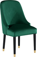Omni Green Velvet Dining Chair - Town Of Bargains Furniture - NY