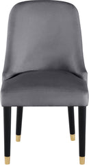 Omni Grey Velvet Dining Chair - Town Of Bargains Furniture - NY