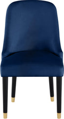 Omni Navy Velvet Dining Chair - Town Of Bargains Furniture - NY