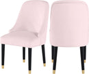 Omni Pink Velvet Dining Chair - Town Of Bargains Furniture - NY