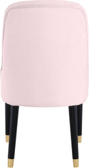 Omni Pink Velvet Dining Chair - Town Of Bargains Furniture - NY