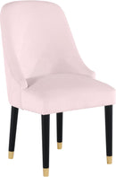 Omni Pink Velvet Dining Chair - Town Of Bargains Furniture - NY