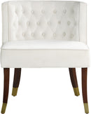 Perry Cream Velvet Dining Chair - Town Of Bargains Furniture - NY