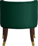 Perry Green Velvet Dining Chair - Town Of Bargains Furniture - NY
