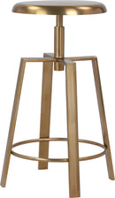Lang Gold Counter/Bar Stool - Town Of Bargains Furniture - NY