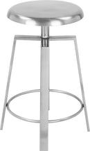 Lang Silver Counter/Bar Stool - Town Of Bargains Furniture - NY