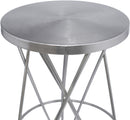 Mercury Silver Counter Stool