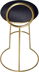 Ring Black Velvet Counter Stool - Town Of Bargains Furniture - NY