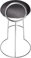 Ring Grey Velvet Counter Stool - Town Of Bargains Furniture - NY