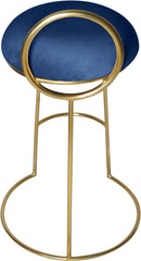 Ring Navy Velvet Counter Stool - Town Of Bargains Furniture - NY