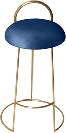 Ring Navy Velvet Counter Stool - Town Of Bargains Furniture - NY