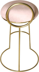 Ring Pink Velvet Counter Stool - Town Of Bargains Furniture - NY