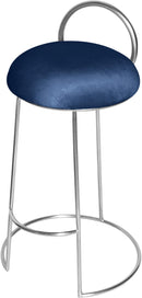 Ring Navy Velvet Counter Stool - Town Of Bargains Furniture - NY