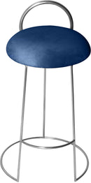 Ring Navy Velvet Counter Stool - Town Of Bargains Furniture - NY