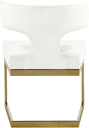 Alexandra Cream Velvet Dining Chair - Town Of Bargains Furniture - NY