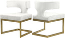 Alexandra Cream Velvet Dining Chair - Town Of Bargains Furniture - NY
