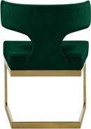 Alexandra Green Velvet Dining Chair - Town Of Bargains Furniture - NY