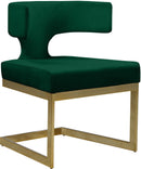Alexandra Green Velvet Dining Chair - Town Of Bargains Furniture - NY