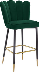 Lily Green Velvet Stool - Town Of Bargains Furniture - NY