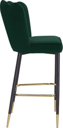 Lily Green Velvet Stool - Town Of Bargains Furniture - NY
