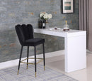 Lily Black Velvet Stool - Town Of Bargains Furniture - NY