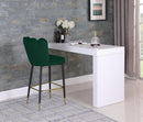 Lily Green Velvet Stool - Town Of Bargains Furniture - NY