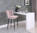 Lily Pink Velvet Stool - Town Of Bargains Furniture - NY