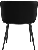 Skylar Black Velvet Dining Chair - Town Of Bargains Furniture - NY