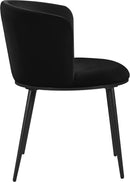 Skylar Black Velvet Dining Chair - Town Of Bargains Furniture - NY