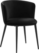 Skylar Black Velvet Dining Chair - Town Of Bargains Furniture - NY