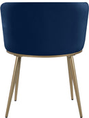 Skylar Navy Velvet Dining Chair - Town Of Bargains Furniture - NY