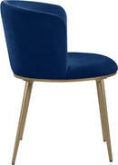 Skylar Navy Velvet Dining Chair - Town Of Bargains Furniture - NY