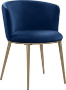 Skylar Navy Velvet Dining Chair - Town Of Bargains Furniture - NY