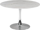 Tulip Chrome Dining Table (3 Boxes) - Town Of Bargains Furniture - NY