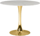 Tulip Gold Dining Table (3 Boxes) - Town Of Bargains Furniture - NY