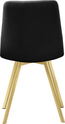 Annie Black Velvet Dining Chair - Town Of Bargains Furniture - NY
