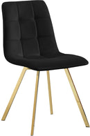 Annie Black Velvet Dining Chair - Town Of Bargains Furniture - NY