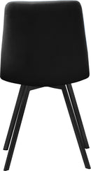Annie Black Velvet Dining Chair - Town Of Bargains Furniture - NY