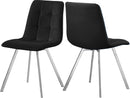 Annie Black Velvet Dining Chair - Town Of Bargains Furniture - NY