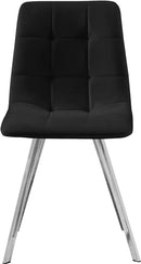 Annie Black Velvet Dining Chair - Town Of Bargains Furniture - NY