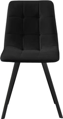 Annie Black Velvet Dining Chair - Town Of Bargains Furniture - NY