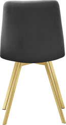 Annie Grey Velvet Dining Chair - Town Of Bargains Furniture - NY