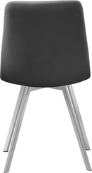 Annie Grey Velvet Dining Chair - Town Of Bargains Furniture - NY