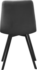 Annie Grey Velvet Dining Chair - Town Of Bargains Furniture - NY
