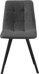 Annie Grey Velvet Dining Chair - Town Of Bargains Furniture - NY